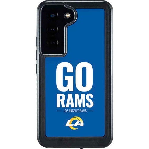 NFL Los Angeles Rams Team Motto Galaxy S24 Waterproof Case
